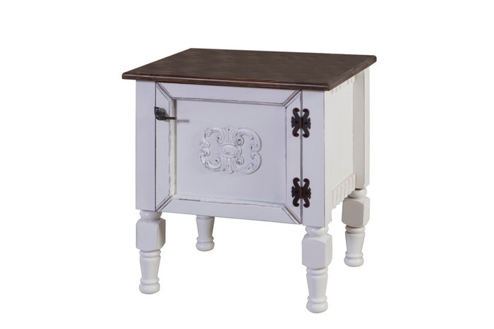 Hanah Home Ada Nightstand - Blanco
